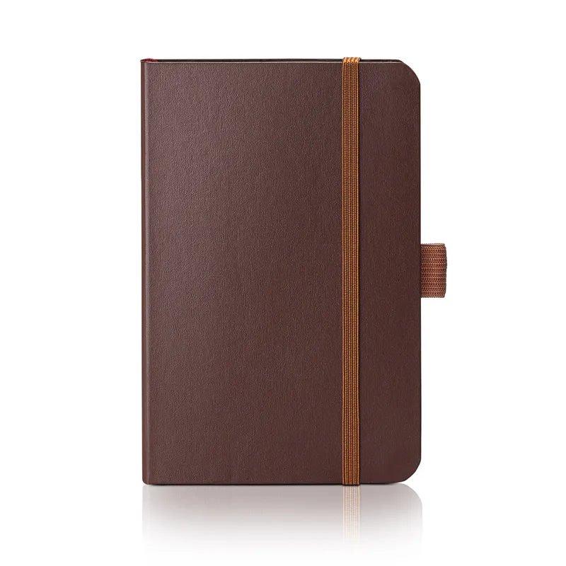 Sheaffer Echoes Of Red 90 GSM Eco-Friendly Hardbound Small Notebook - Dark Brown