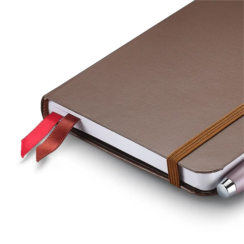 Sheaffer Echoes Of Red 90 GSM Eco-Friendly Hardbound Small Notebook - Dark Brown