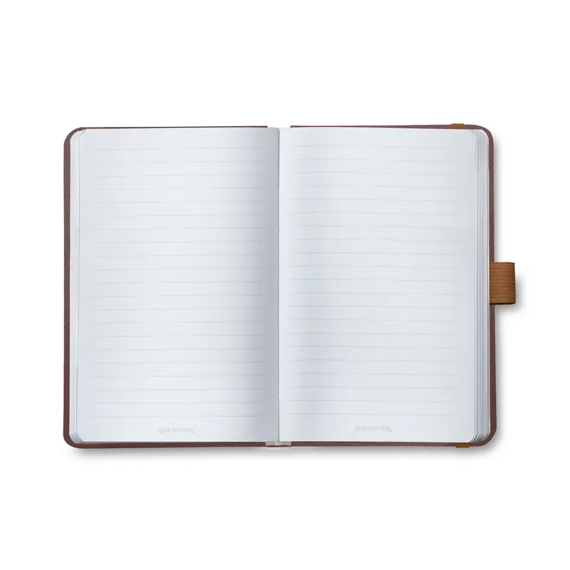 Sheaffer Echoes Of Red 90 GSM Eco-Friendly Hardbound Small Notebook - Dark Brown