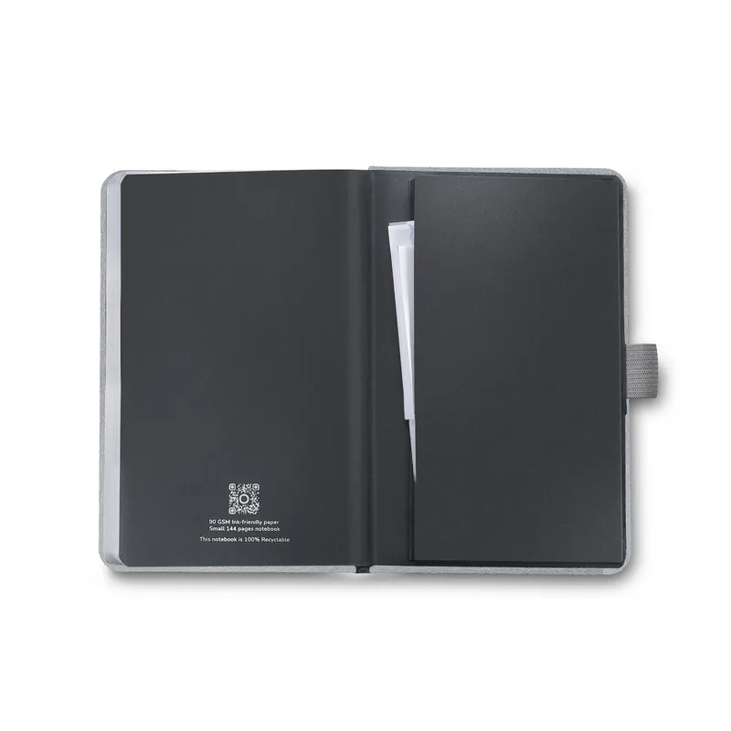 Sheaffer Eternal Shine 90 GSM Eco-Friendly Hardbound Small Notebook - Metallic Light Grey