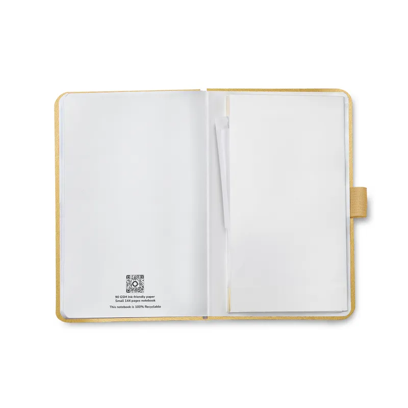 Sheaffer Eternal Shine 90 GSM Eco-Friendly Hardbound Small Notebook - Metallic Gold