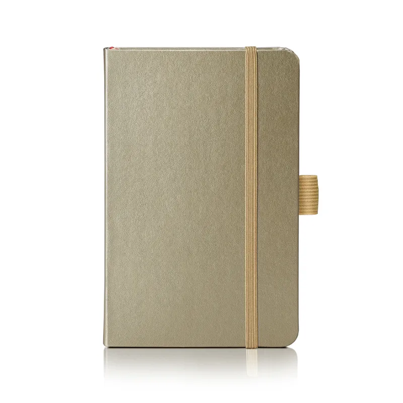 Sheaffer Eternal Shine 90 GSM Eco-Friendly Hardbound Small Notebook - Metallic Champagne Gold