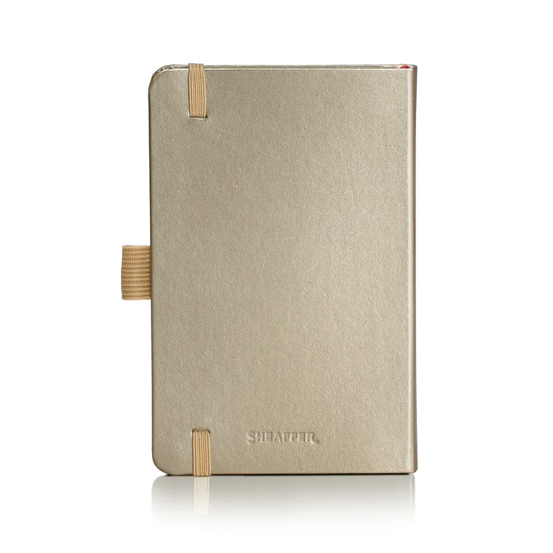 Sheaffer Eternal Shine 90 GSM Eco-Friendly Hardbound Small Notebook - Metallic Champagne Gold