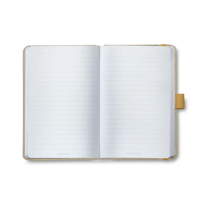 Sheaffer Eternal Shine 90 GSM Eco-Friendly Hardbound Small Notebook - Metallic Champagne Gold