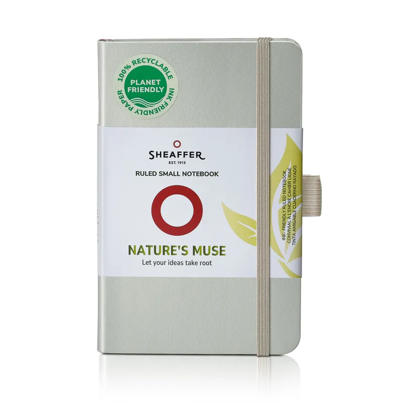 Sheaffer Nature's Muse 90 GSM Eco-Friendly Hardbound Small Notebook - Light Grey