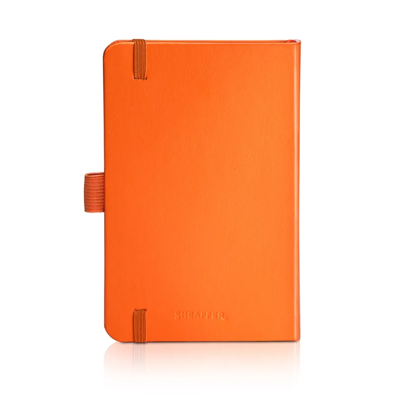Sheaffer Echoes Of Red 90 GSM Eco-Friendly Hardbound Small Notebook - Orange