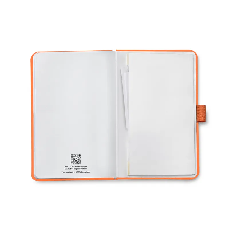 Sheaffer Echoes Of Red 90 GSM Eco-Friendly Hardbound Small Notebook - Orange