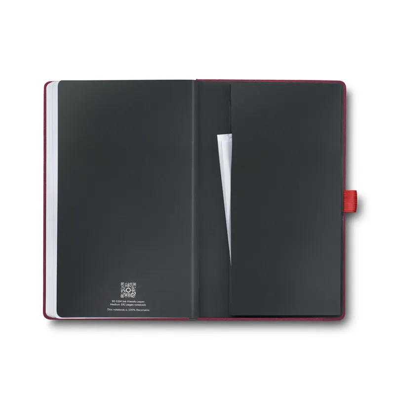 Sheaffer Echoes Of Red 90 GSM Eco-Friendly Hardbound Medium Notebook - Burgundy