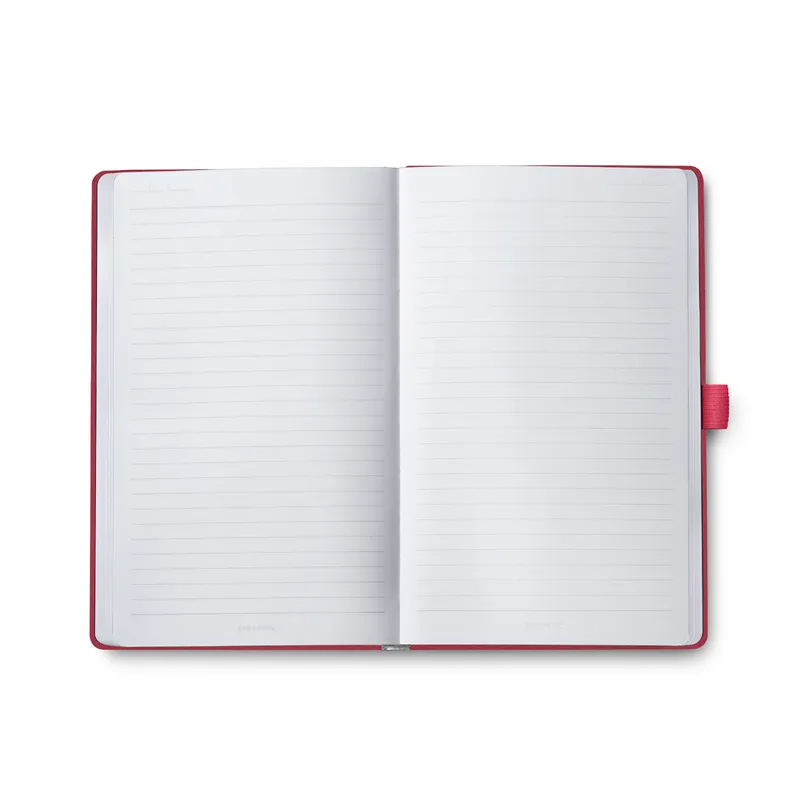Sheaffer Echoes Of Red 90 GSM Eco-Friendly Hardbound Medium Notebook - Red