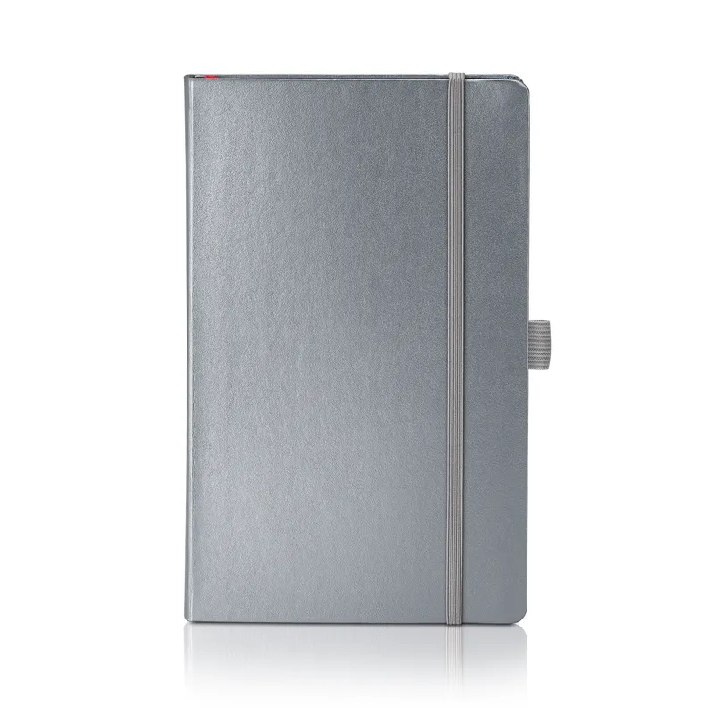 Sheaffer Eternal Shine 90 GSM Eco-Friendly Hardbound Medium Notebook - Metallic Light Grey