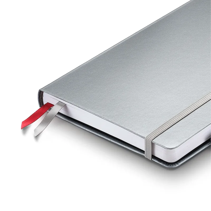 Sheaffer Eternal Shine 90 GSM Eco-Friendly Hardbound Medium Notebook - Metallic Light Grey