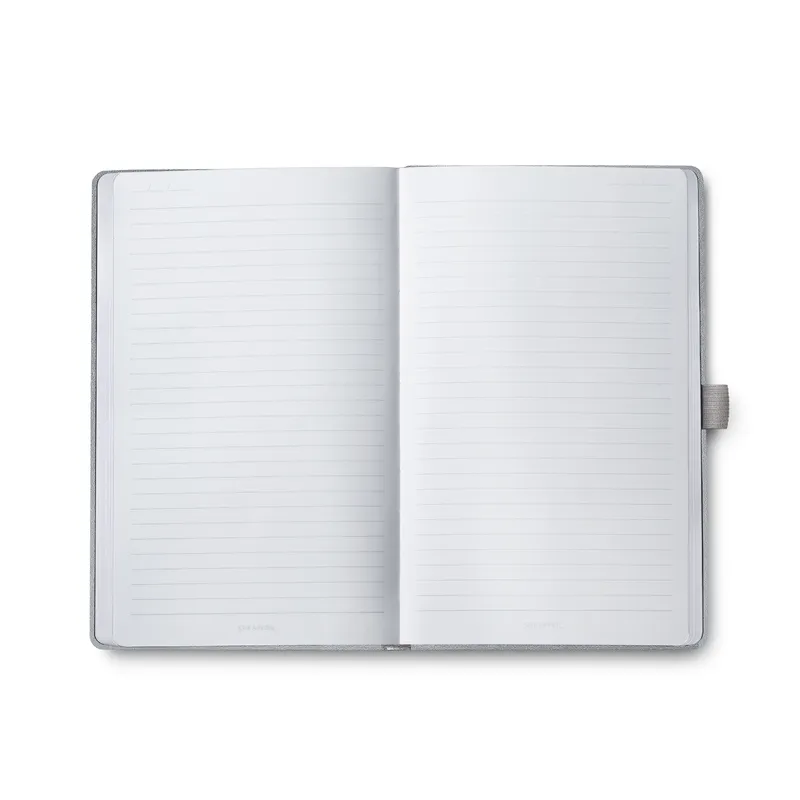 Sheaffer Eternal Shine 90 GSM Eco-Friendly Hardbound Medium Notebook - Metallic Light Grey