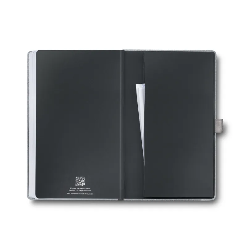 Sheaffer Eternal Shine 90 GSM Eco-Friendly Hardbound Medium Notebook - Metallic Light Grey