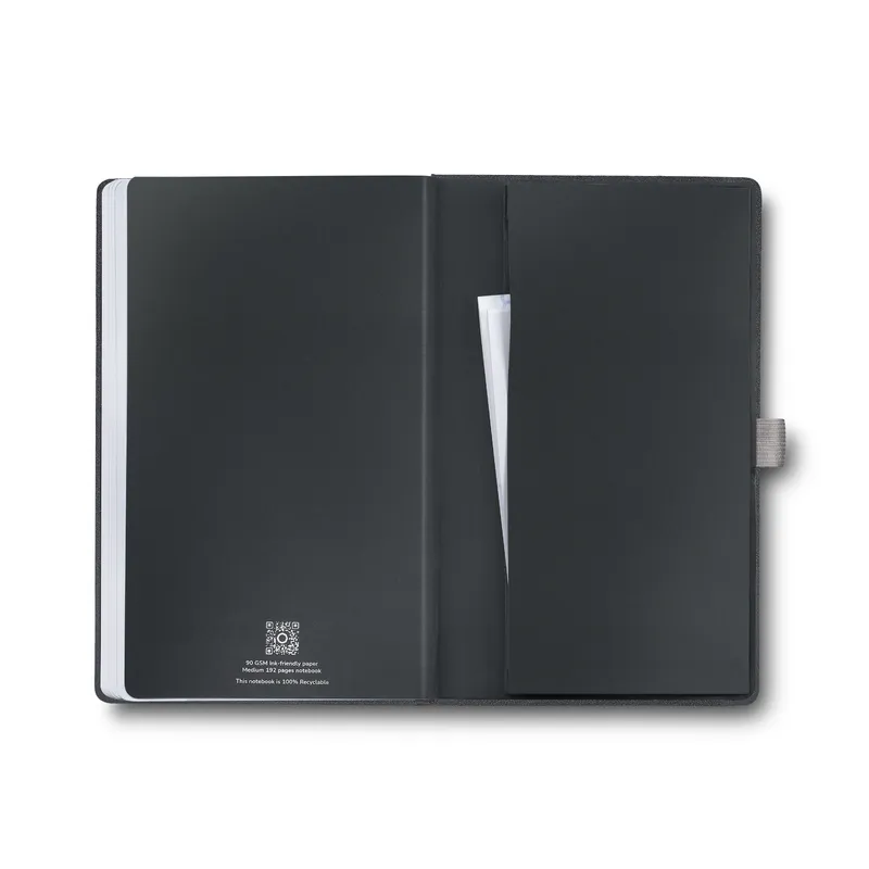 Sheaffer Eternal Shine 90 GSM Eco-Friendly Hardbound Medium Notebook - Metallic Charcoal