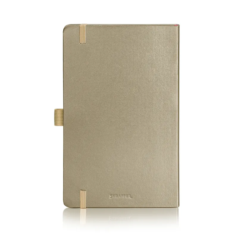 Sheaffer Eternal Shine 90 GSM Eco-Friendly Hardbound Medium Notebook - Metallic Champagne Gold