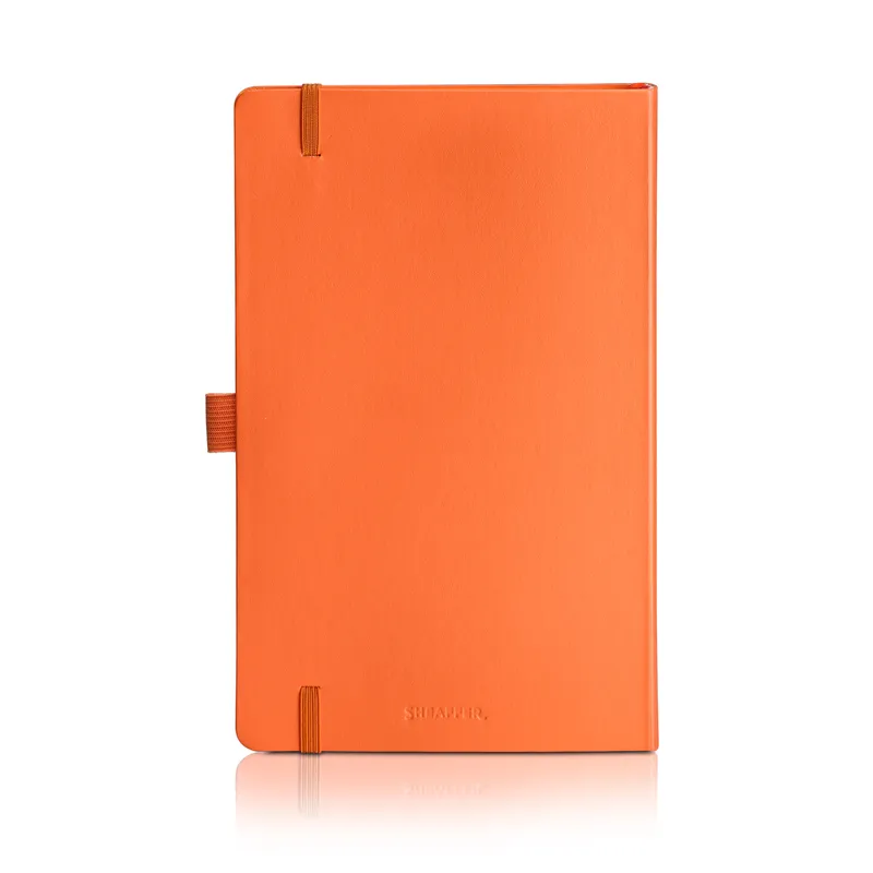 Sheaffer Echoes Of Red 90 GSM Eco-Friendly Hardbound Medium Notebook - Orange