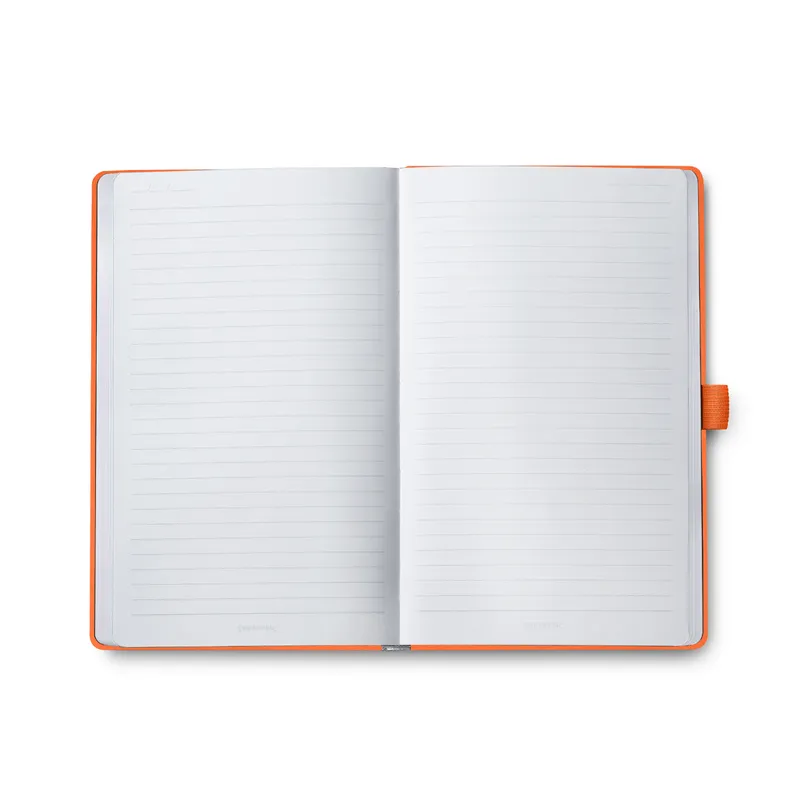 Sheaffer Echoes Of Red 90 GSM Eco-Friendly Hardbound Medium Notebook - Orange