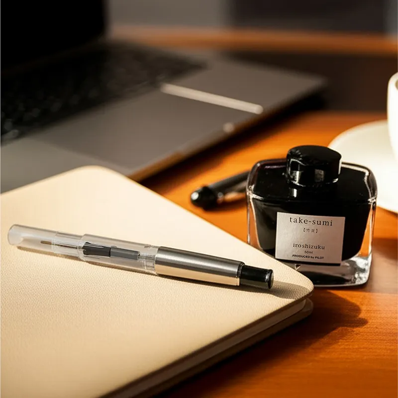 Pilot 2411 Push Type Converter for Fountain Pen-Silver