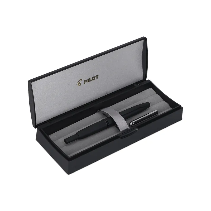 Pilot FC1800 RB Matte Black Capless Retractable Fountain Pen-Medium