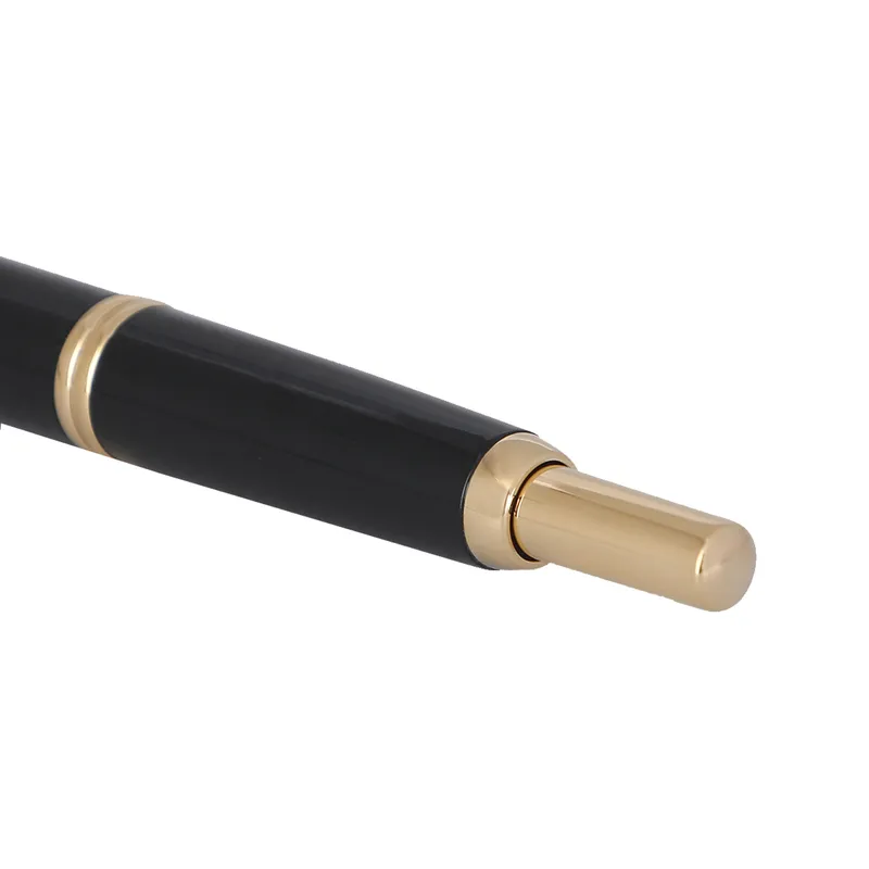 Pilot FC1500 RG Glossy Black Capless Retractable Fountain Pen with Gold Trims-Medium