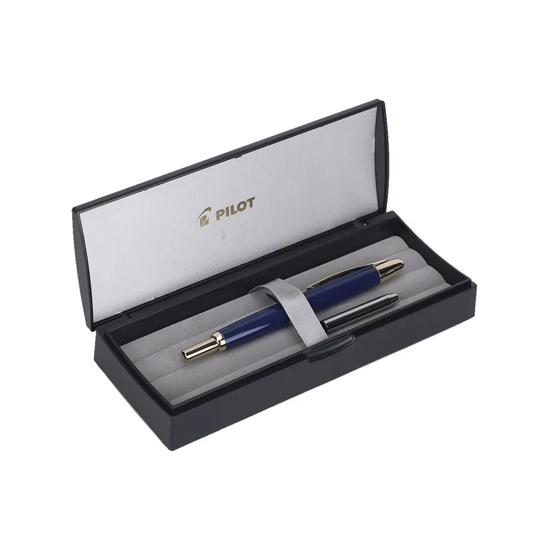 Pilot FC1500 RG Glossy Blue Capless Retractable Fountain Pen with Gold Trims-Medium