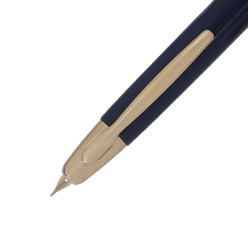 Pilot FC1500 RG Glossy Blue Capless Retractable Fountain Pen with Gold Trims-Medium