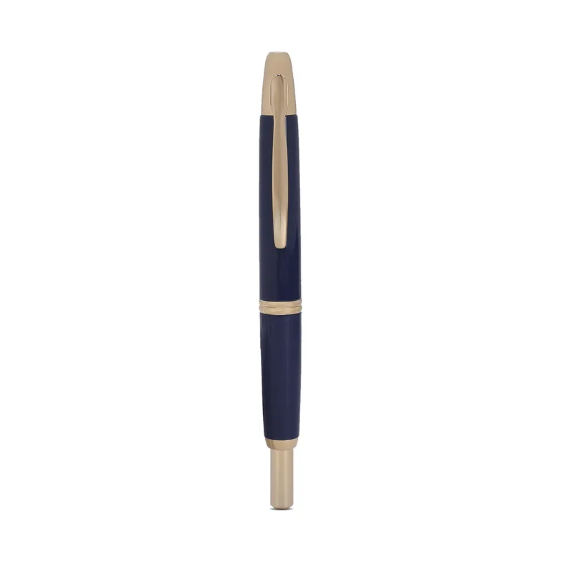 Pilot FC1500 RG Glossy Blue Capless Retractable Fountain Pen with Gold Trims-Medium