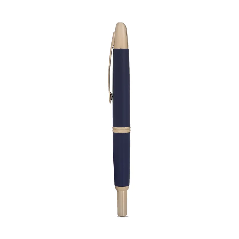 Pilot FC1500 RG Glossy Blue Capless Retractable Fountain Pen with Gold Trims-Medium