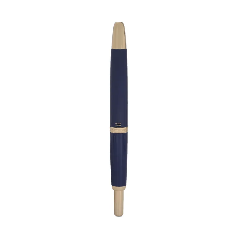 Pilot FC1500 RG Glossy Blue Capless Retractable Fountain Pen with Gold Trims-Medium