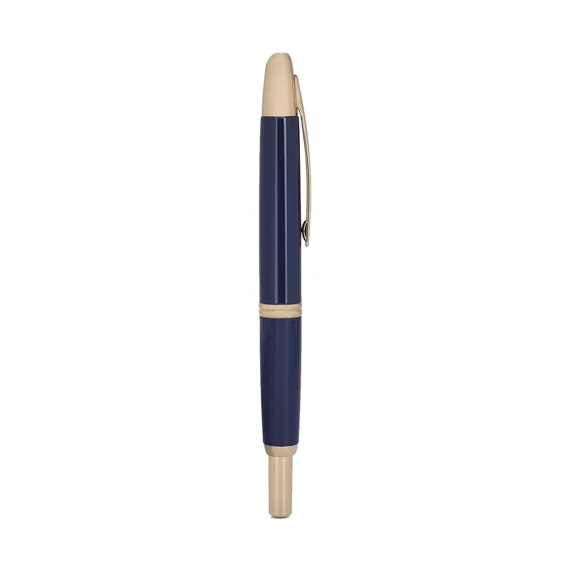 Pilot FC1500 RG Glossy Blue Capless Retractable Fountain Pen with Gold Trims-Medium