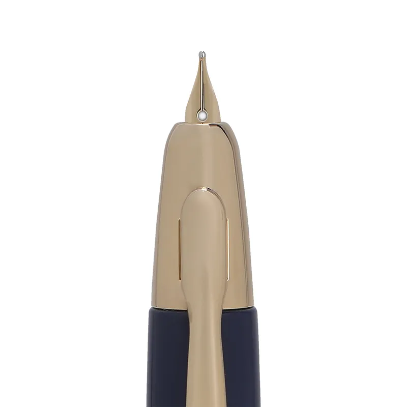 Pilot FC1500 RG Glossy Blue Capless Retractable Fountain Pen with Gold Trims-Medium