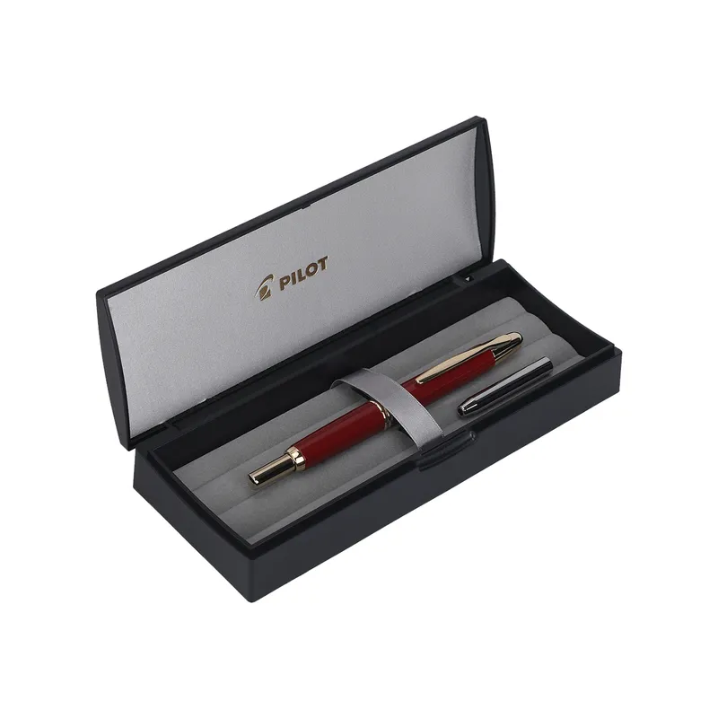 Pilot FC1500 RG Glossy Red Capless Retractable Fountain Pen with Gold Trims-Medium