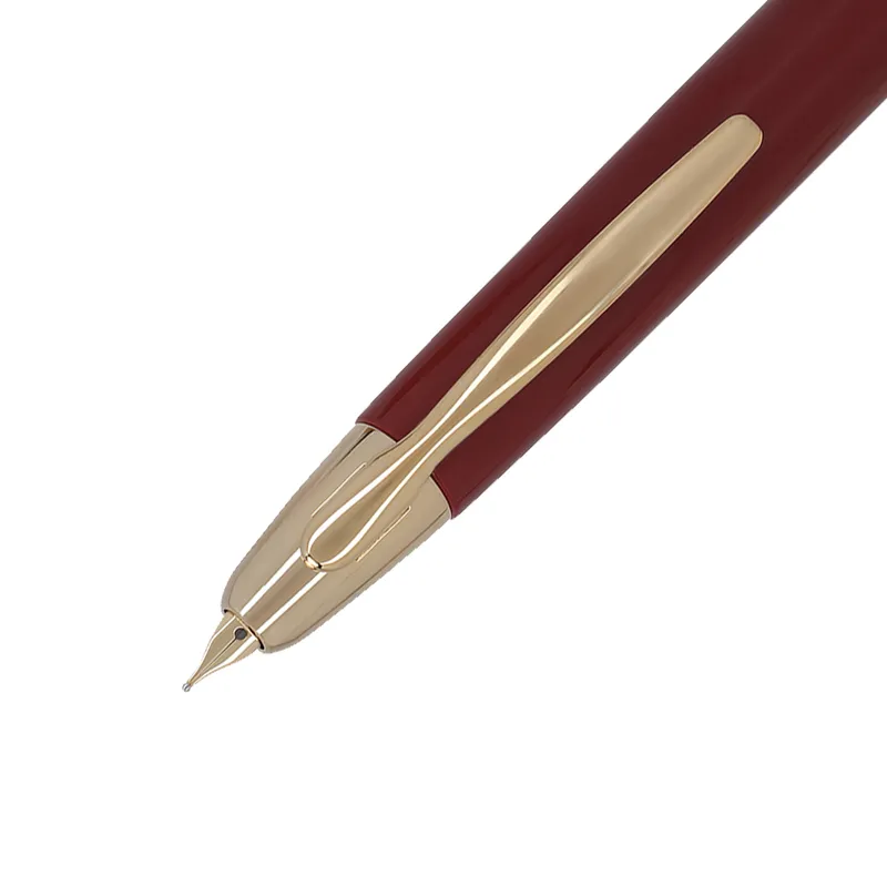 Pilot FC1500 RG Glossy Red Capless Retractable Fountain Pen with Gold Trims-Medium