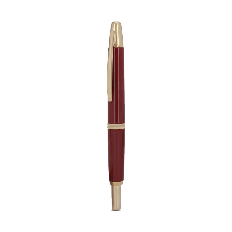Pilot FC1500 RG Glossy Red Capless Retractable Fountain Pen with Gold Trims-Medium