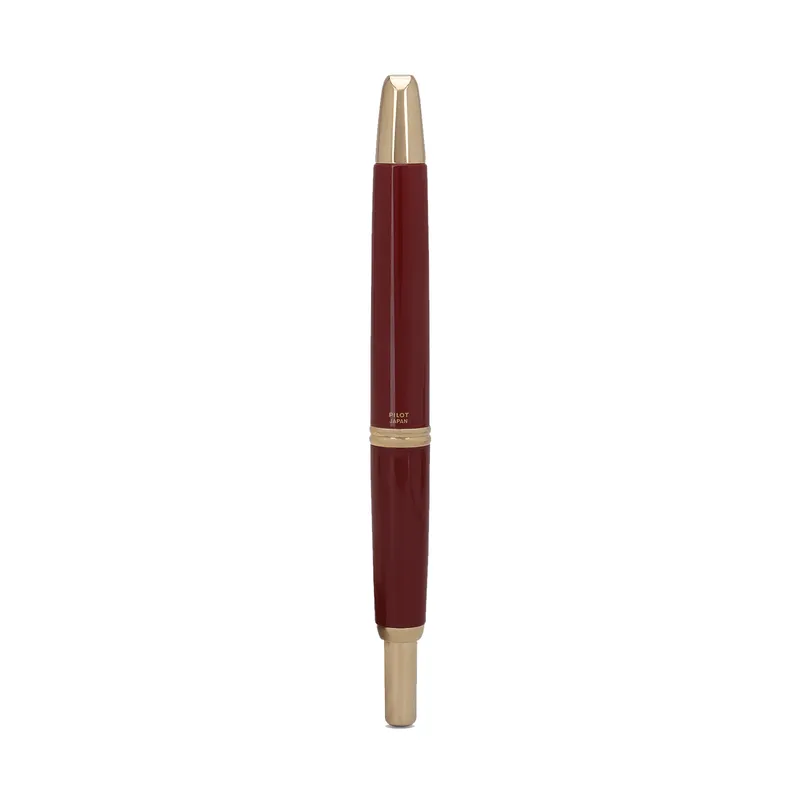 Pilot FC1500 RG Glossy Red Capless Retractable Fountain Pen with Gold Trims-Medium