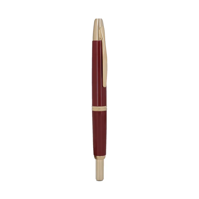 Pilot FC1500 RG Glossy Red Capless Retractable Fountain Pen with Gold Trims-Medium
