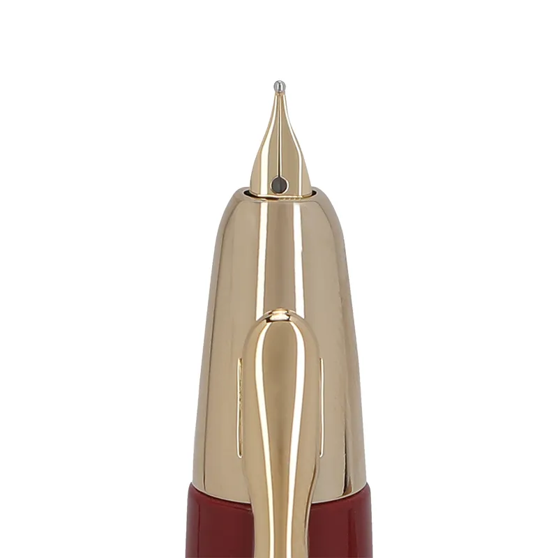 Pilot FC1500 RG Glossy Red Capless Retractable Fountain Pen with Gold Trims-Medium