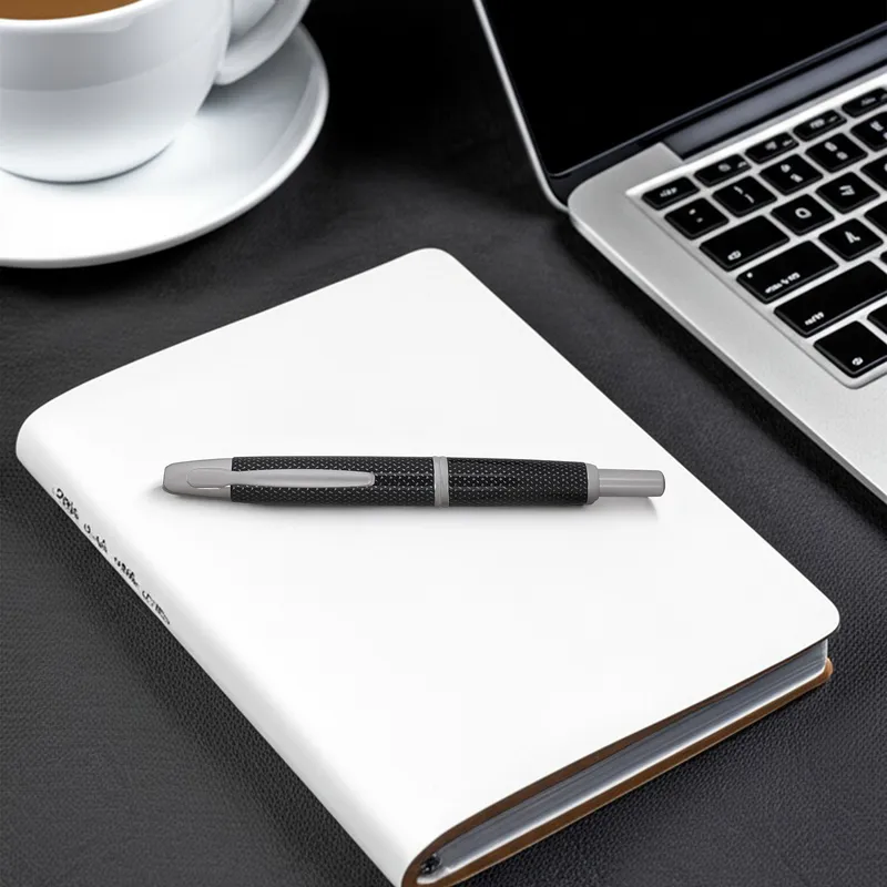 Pilot 2076 Kasuri Black Capless Retractable Fountain Pen with Rhodium-Plated Trims