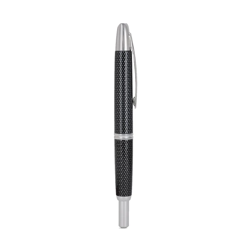 Pilot 2076 Kasuri Black Capless Retractable Fountain Pen with Rhodium-Plated Trims