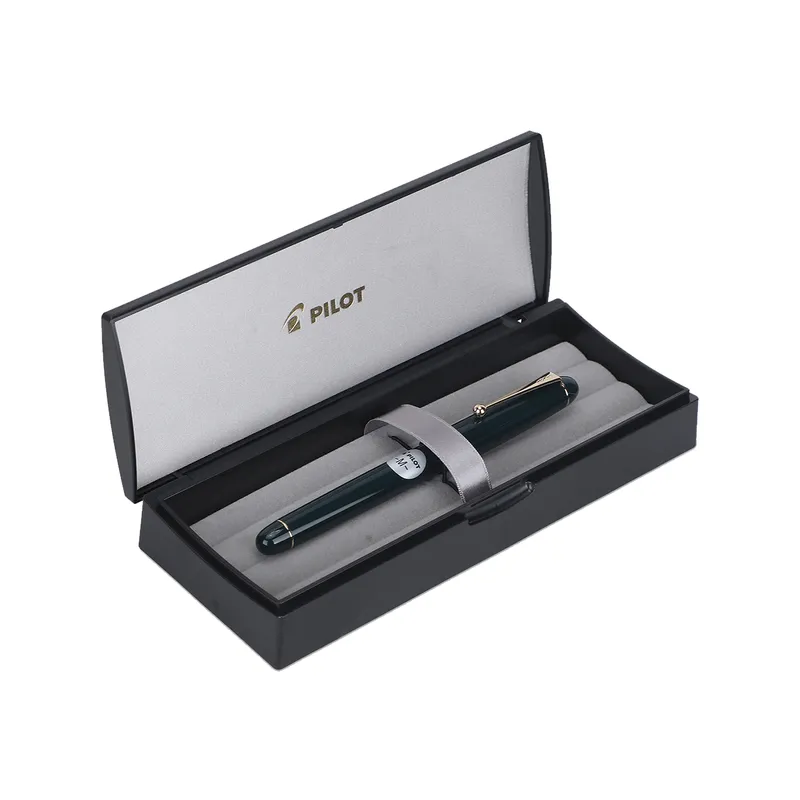 Pilot 2166 Custom 74 Dark Green Fountain Pen-Medium