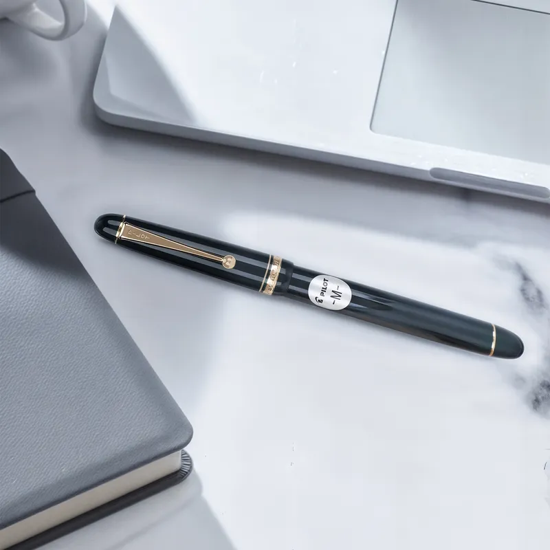 Pilot 2166 Custom 74 Dark Green Fountain Pen-Medium