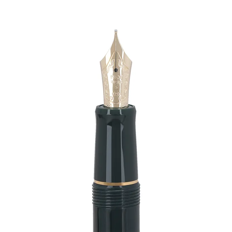 Pilot 2166 Custom 74 Dark Green Fountain Pen-Medium