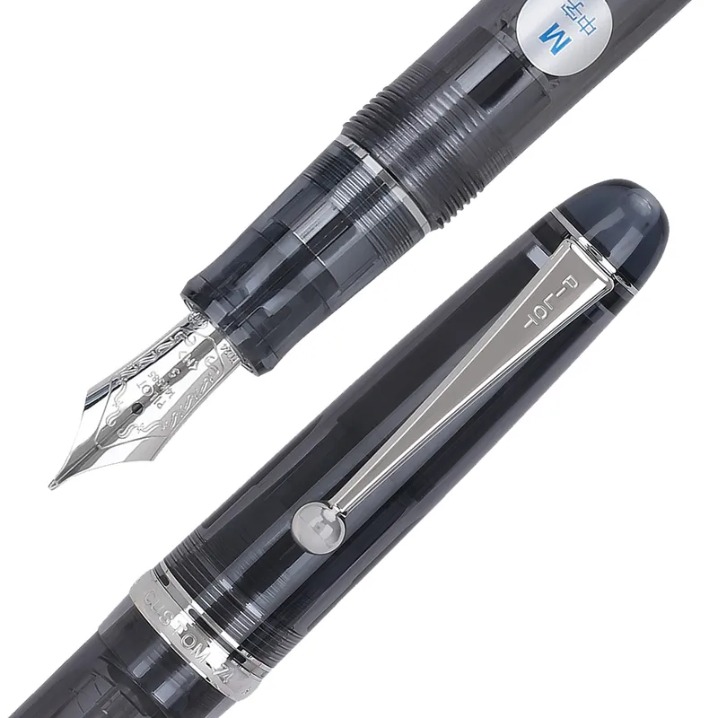 Pilot 2032 Custom 74 Black Tinted Fountain Pen-Medium