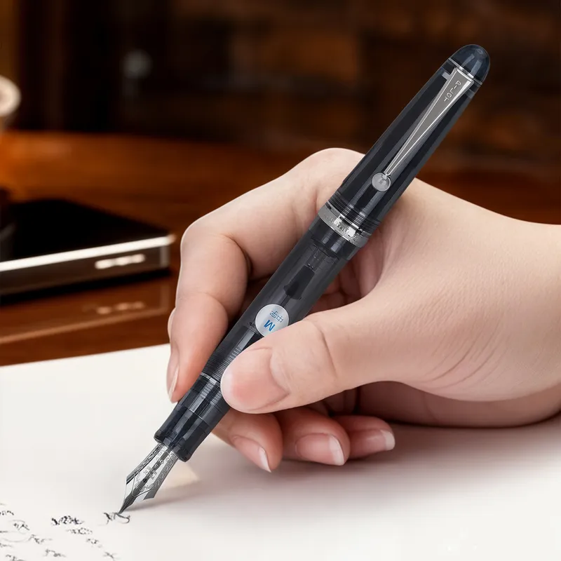 Pilot 2032 Custom 74 Black Tinted Fountain Pen-Medium