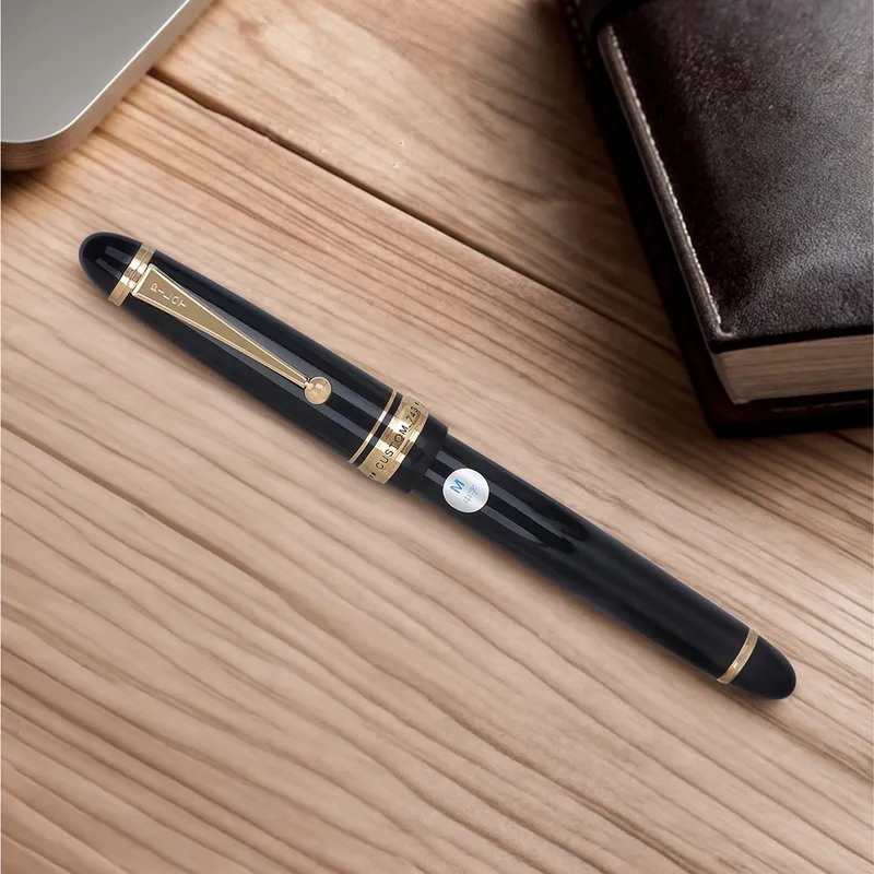 Pilot 2058 Custom 743 Black Fountain Pen-Medium