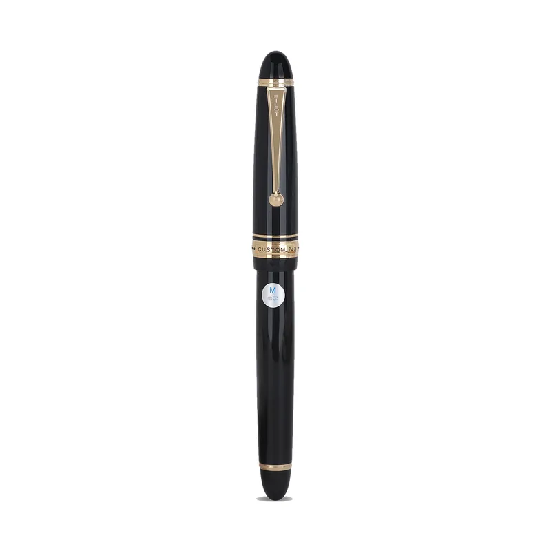 Pilot 2058 Custom 743 Black Fountain Pen-Medium
