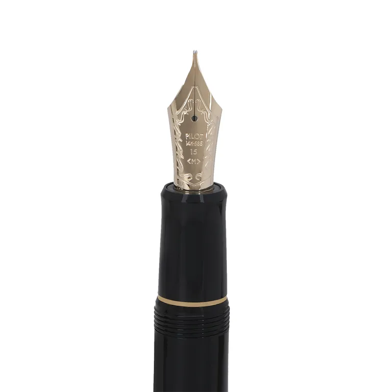 Pilot 2058 Custom 743 Black Fountain Pen-Medium