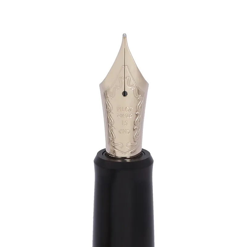 Pilot 2199 Custom 823 Brown Fountain Pen with Ink Bottle-Medium