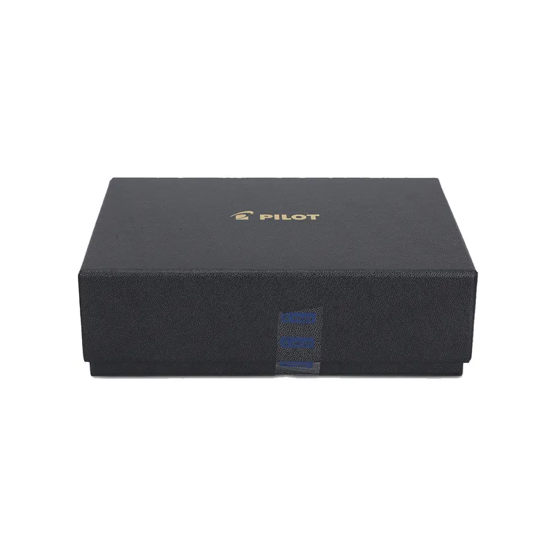 Pilot 2196 Custom 823 Black Fountain Pen with Ink Bottle-Medium
