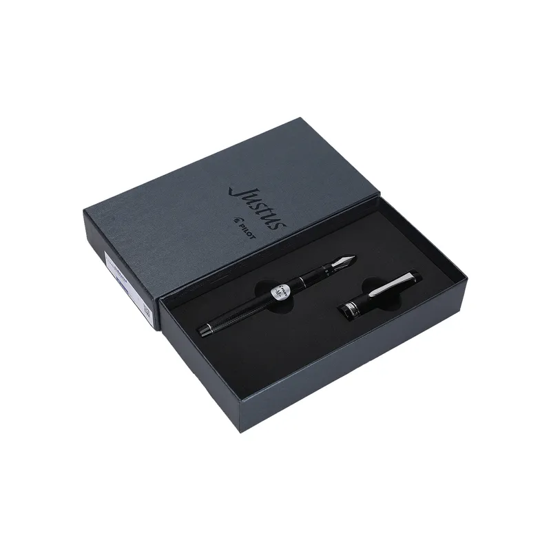 Pilot 2294 Justus 95 Net Black with Silver Trims Fountain Pen-Medium